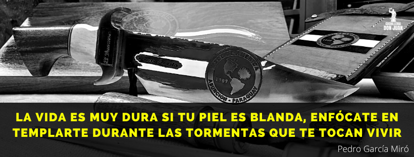 La vida es muy dura si tu piel es blanda, enfócate en templarte durante las tormentas que te tocan vivir